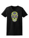 Version 7 Poison Day of the Dead Calavera Womens Dark T-Shirt-TooLoud-Black-X-Small-Davson Sales
