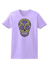 Version 7 Poison Day of the Dead Calavera Womens T-Shirt-Womens T-Shirt-TooLoud-Lavender-X-Small-Davson Sales