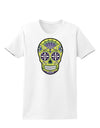 Version 7 Poison Day of the Dead Calavera Womens T-Shirt-Womens T-Shirt-TooLoud-White-X-Small-Davson Sales