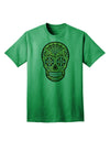 Version 8 Gold - Day of the Dead Calavera: Premium Adult T-Shirt Collection-Mens T-shirts-TooLoud-Kelly-Green-Small-Davson Sales