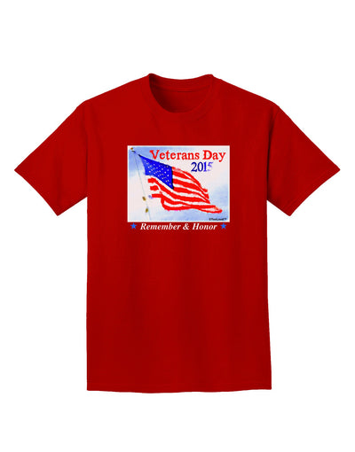 Veterans Day 2015 WaterColor Adult Dark T-Shirt-Mens T-Shirt-TooLoud-Red-Small-Davson Sales