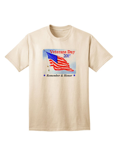 Veterans Day 2015 WaterColor Adult T-Shirt-Mens T-Shirt-TooLoud-Natural-Small-Davson Sales