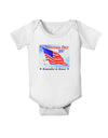 Veterans Day 2015 WaterColor Baby Romper Bodysuit-Baby Romper-TooLoud-White-06-Months-Davson Sales