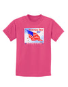 Veterans Day 2015 WaterColor Childrens Dark T-Shirt-Childrens T-Shirt-TooLoud-Sangria-X-Small-Davson Sales