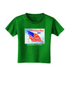 Veterans Day 2015 WaterColor Toddler T-Shirt Dark-Toddler T-Shirt-TooLoud-Clover-Green-2T-Davson Sales