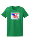 Veterans Day 2015 WaterColor Womens Dark T-Shirt-TooLoud-Kelly-Green-X-Small-Davson Sales