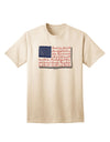 Veterans Scripted Flag Adult T-Shirt-Mens T-Shirt-TooLoud-Natural-Small-Davson Sales