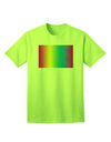 Vibrant CMY Graphic Rainbow Adult T-Shirt for Fashion Enthusiasts-Mens T-shirts-TooLoud-Neon-Green-Small-Davson Sales