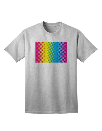 Vibrant CMY Graphic Rainbow Adult T-Shirt for Fashion Enthusiasts-Mens T-shirts-TooLoud-AshGray-Small-Davson Sales