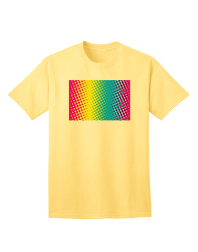 Vibrant CMY Graphic Rainbow Adult T-Shirt for Fashion Enthusiasts-Mens T-shirts-TooLoud-Yellow-Small-Davson Sales