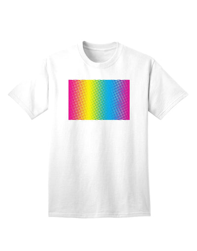 Vibrant CMY Graphic Rainbow Adult T-Shirt for Fashion Enthusiasts-Mens T-shirts-TooLoud-White-Small-Davson Sales