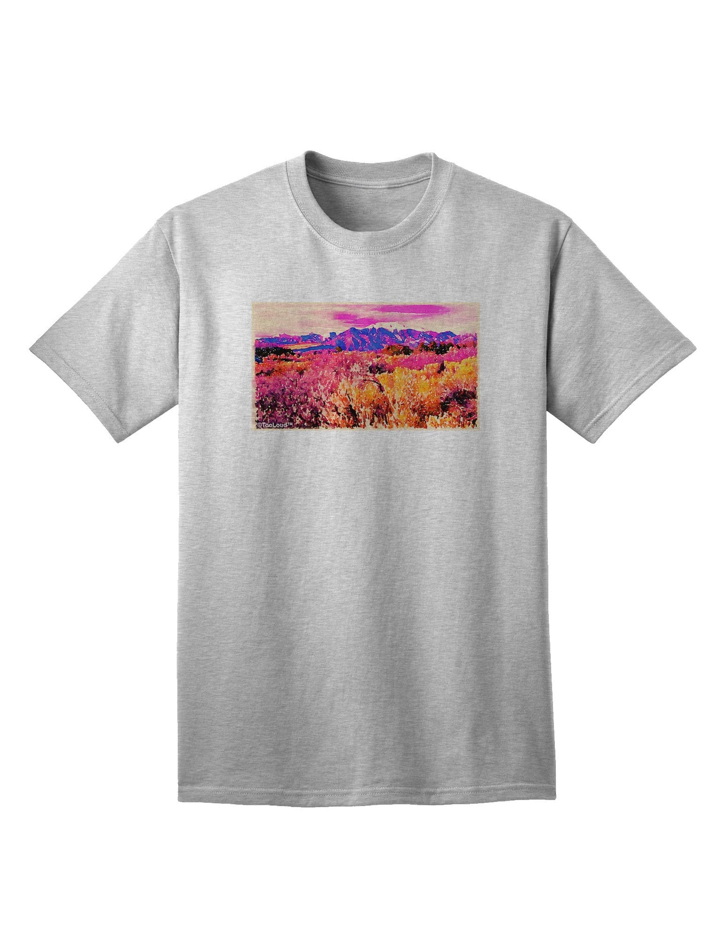Vibrant Colorado Mountains - Premium Adult T-Shirt Collection-Mens T-shirts-TooLoud-AshGray-Small-Davson Sales