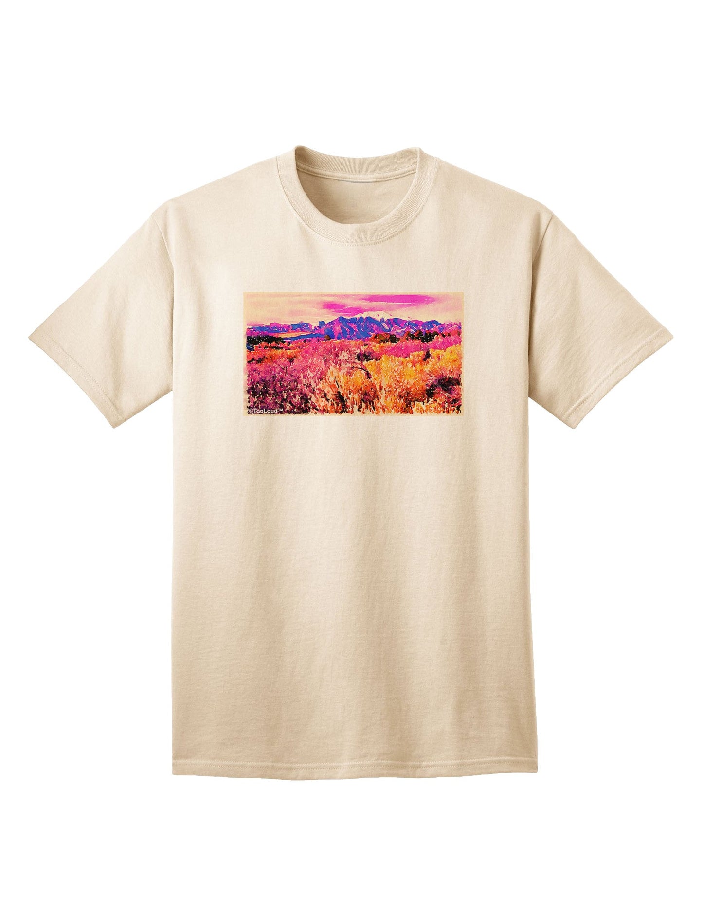 Vibrant Colorado Mountains - Premium Adult T-Shirt Collection-Mens T-shirts-TooLoud-Natural-Small-Davson Sales