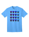 Vibrant Cupcake Patterned Adult T-Shirt Offered by TooLoud-Mens T-shirts-TooLoud-Aquatic-Blue-Small-Davson Sales