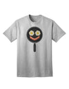 Vibrant Eggs and Bacon Smiley Face Adult T-Shirt: A Playful Addition to Your Wardrobe, Crafted by TooLoud-Mens T-shirts-TooLoud-AshGray-Small-Davson Sales