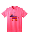 Vibrant Hanging Pinata Design Adult T-Shirt by TooLoud-Mens T-shirts-TooLoud-Neon-Pink-Small-Davson Sales