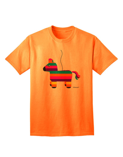 Vibrant Hanging Pinata Design Adult T-Shirt by TooLoud-Mens T-shirts-TooLoud-Neon-Orange-Small-Davson Sales