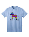 Vibrant Pinata-Inspired Design - Cinco de Mayo Adult T-Shirt by TooLoud-Mens T-shirts-TooLoud-Light-Blue-Small-Davson Sales