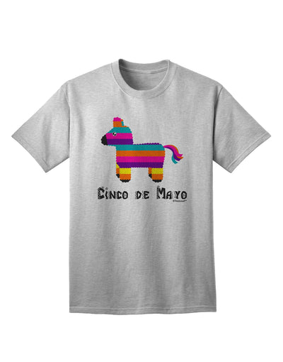 Vibrant Pinata-Inspired Design - Cinco de Mayo Adult T-Shirt by TooLoud-Mens T-shirts-TooLoud-AshGray-Small-Davson Sales