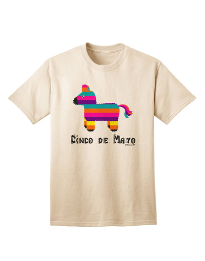 Vibrant Pinata-Inspired Design - Cinco de Mayo Adult T-Shirt by TooLoud-Mens T-shirts-TooLoud-Natural-Small-Davson Sales