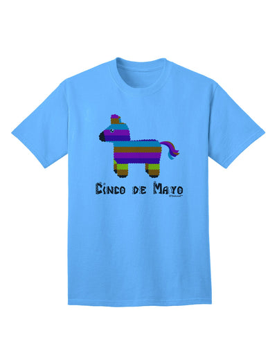 Vibrant Pinata-Inspired Design - Cinco de Mayo Adult T-Shirt by TooLoud-Mens T-shirts-TooLoud-Aquatic-Blue-Small-Davson Sales