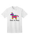 Vibrant Pinata-Inspired Design - Cinco de Mayo Adult T-Shirt by TooLoud-Mens T-shirts-TooLoud-White-Small-Davson Sales