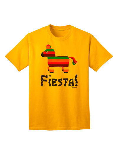 Vibrant Pinata-Inspired Design - Festive Adult T-Shirt by TooLoud-Mens T-shirts-TooLoud-Gold-Small-Davson Sales