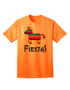 Vibrant Pinata-Inspired Design - Festive Adult T-Shirt by TooLoud-Mens T-shirts-TooLoud-Neon-Orange-Small-Davson Sales