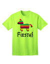 Vibrant Pinata-Inspired Design - Festive Adult T-Shirt by TooLoud-Mens T-shirts-TooLoud-Neon-Green-Small-Davson Sales