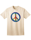 Vibrant Rainbow Peace Adult T-Shirt for Fashion-forward Individuals-Mens T-shirts-TooLoud-Natural-Small-Davson Sales