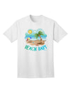 Vibrant Summer Beach Scene - Beach Baby Adult T-Shirt by TooLoud-Mens T-shirts-TooLoud-White-Small-Davson Sales