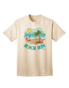 Vibrant Summer Beachscape - Beach Enthusiast Adult T-Shirt by TooLoud-Mens T-shirts-TooLoud-Natural-Small-Davson Sales