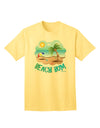 Vibrant Summer Beachscape - Beach Enthusiast Adult T-Shirt by TooLoud-Mens T-shirts-TooLoud-Yellow-Small-Davson Sales