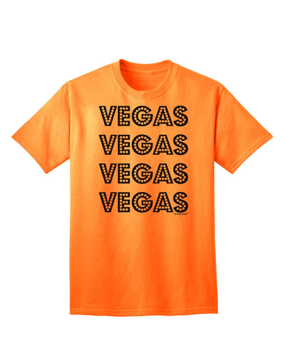 Vibrant Vegas-Inspired Show Lights Adult T-Shirt by TooLoud-Mens T-shirts-TooLoud-Neon-Orange-Small-Davson Sales