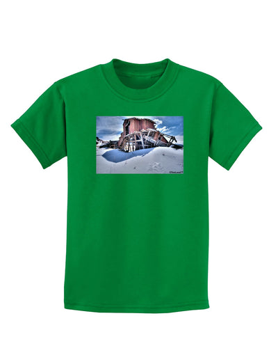 Victor Mines Colorado Childrens Dark T-Shirt-Childrens T-Shirt-TooLoud-Kelly-Green-X-Small-Davson Sales