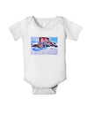 Victor Mines Colorado Watercolor Baby Romper Bodysuit-Baby Romper-TooLoud-White-06-Months-Davson Sales