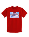 Victor Mines Colorado Watercolor Childrens Dark T-Shirt-Childrens T-Shirt-TooLoud-Red-X-Small-Davson Sales