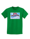 Victor Mines Colorado Watercolor Childrens Dark T-Shirt-Childrens T-Shirt-TooLoud-Kelly-Green-X-Small-Davson Sales