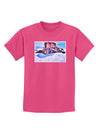 Victor Mines Colorado Watercolor Childrens Dark T-Shirt-Childrens T-Shirt-TooLoud-Sangria-X-Small-Davson Sales