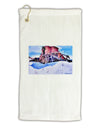 Victor Mines Colorado Watercolor Micro Terry Gromet Golf Towel 11&#x22;x19-Golf Towel-TooLoud-White-Davson Sales