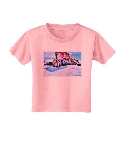 Victor Mines Colorado Watercolor Toddler T-Shirt-Toddler T-Shirt-TooLoud-Candy-Pink-2T-Davson Sales