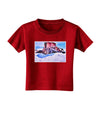 Victor Mines Colorado Watercolor Toddler T-Shirt Dark-Toddler T-Shirt-TooLoud-Red-2T-Davson Sales