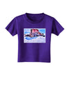 Victor Mines Colorado Watercolor Toddler T-Shirt Dark-Toddler T-Shirt-TooLoud-Purple-2T-Davson Sales