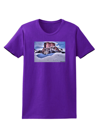 Victor Mines Colorado Womens Dark T-Shirt-TooLoud-Purple-X-Small-Davson Sales