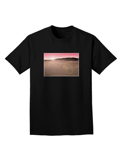 Victor Mines Pink Sunrise Adult Dark T-Shirt-Mens T-Shirt-TooLoud-Black-Small-Davson Sales