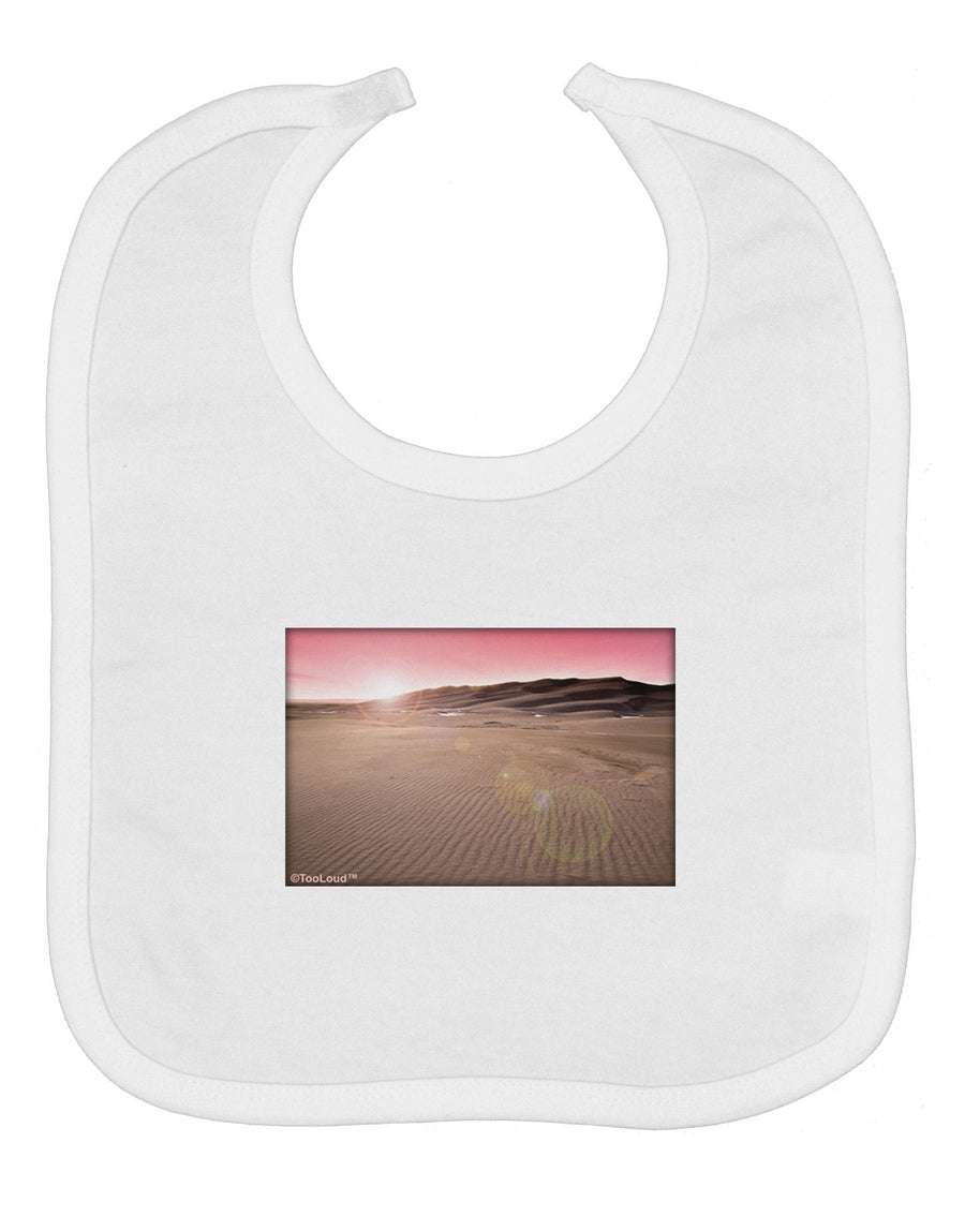 Victor Mines Pink Sunrise Baby Bib