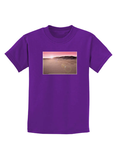 Victor Mines Pink Sunrise Childrens Dark T-Shirt-Childrens T-Shirt-TooLoud-Purple-X-Small-Davson Sales