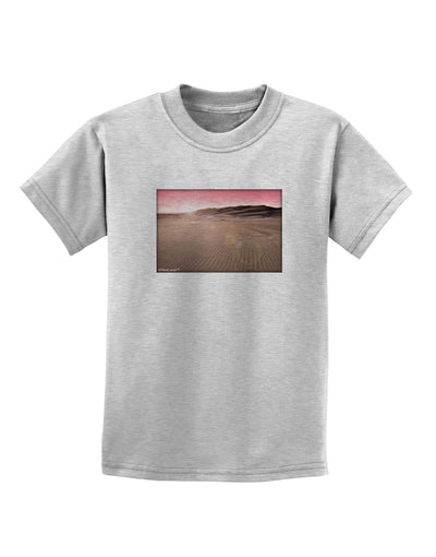 Victor Mines Pink Sunrise Childrens T-Shirt-Childrens T-Shirt-TooLoud-AshGray-X-Small-Davson Sales