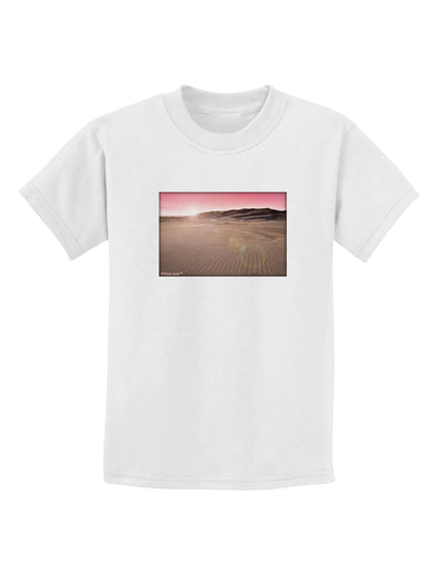 Victor Mines Pink Sunrise Childrens T-Shirt-Childrens T-Shirt-TooLoud-White-X-Small-Davson Sales