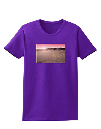 Victor Mines Pink Sunrise Womens Dark T-Shirt-Womens T-Shirt-TooLoud-Purple-X-Small-Davson Sales